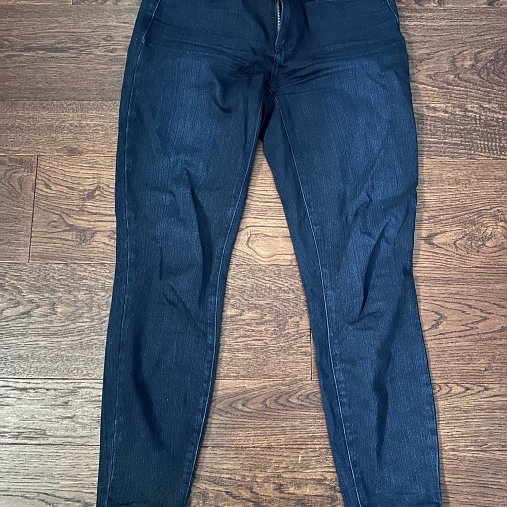 PAIGE Blue Ankle Cropped Jeans